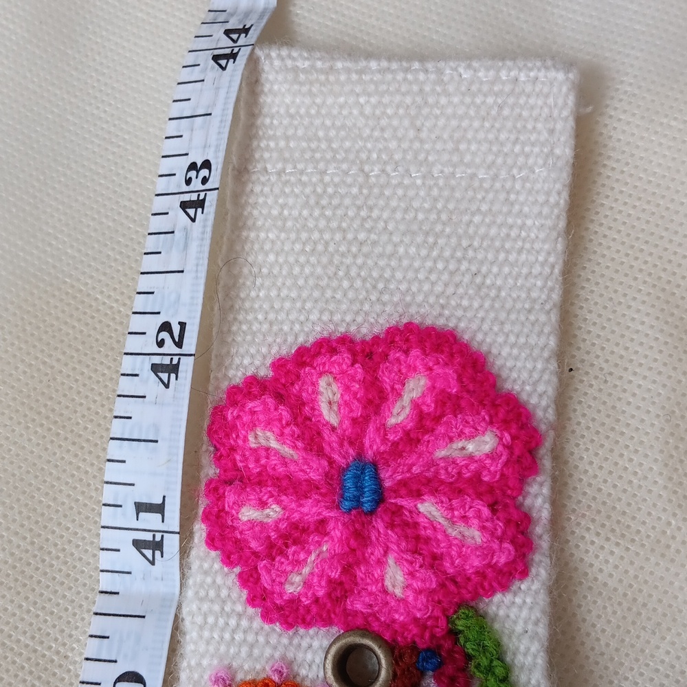 FLORAL PERUVIAN EMBROIDERED INKA BELT (NWOT) - Picture 8 of 8